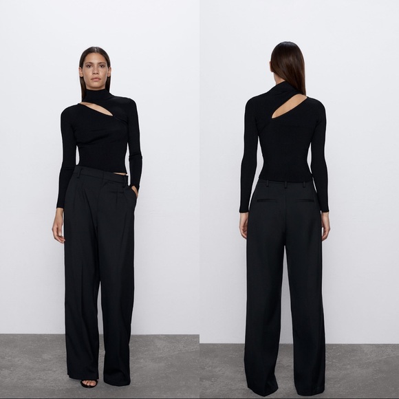 🚫SOLD🚫 ZARA Cut Out Top - Picture 2 of 8